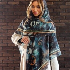 روسری نخی تافته چهارفصل