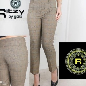 شلوار پارچه ای چهار خانه