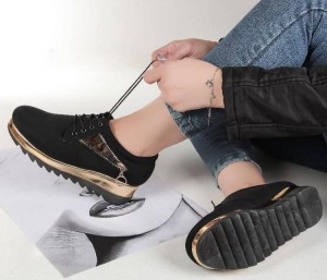 کفش کتانی اسپرت لژدار دخترانه و زنانه