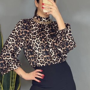 شومیز مجلسی ساتن زنانه سایز بزرگ-84290