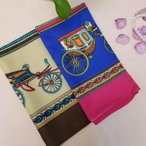 روسری ابریشم کجراه یا توییل