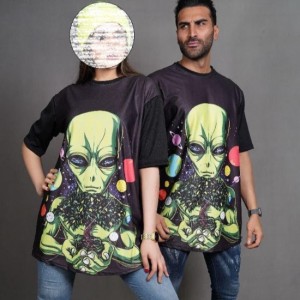 تیشرت ست زن و مرد یوفو کهکشان