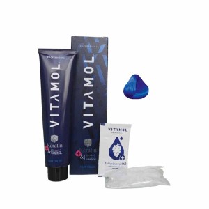 رنگ مو ویتامول شماره 006 حجم 120 میلی لیتر رنگ آبی با کلاه و دستکش-118082