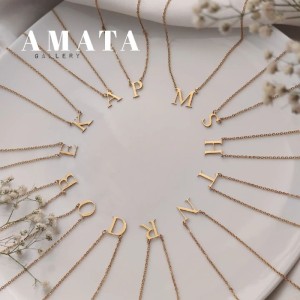 گردنبند استیل حروف لاتین-110362