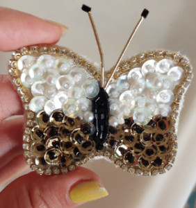 سنجاق سینه مدل پروانه