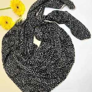 کالکشن جدید پاییزی روسری نخ پنبه اعلا دست دوز-93854