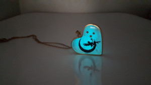 گردنبند قلب فرشته،شبتاب-120712