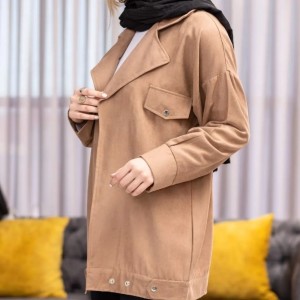 مانتو زنانه میکرو مدل پایین دکمه
