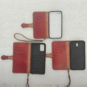 قاب گوشی چرم طبیعی گاوی زنانه و مردانه