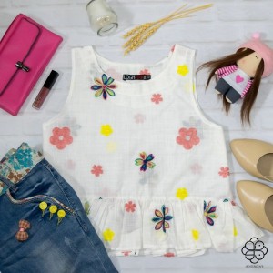 تاپ گلدوزی مجلسی ترک