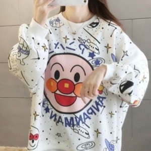 بلوز بهاره نخ پنبه اسپرت طرح دلقک