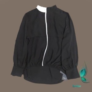 شومیز کرپ وارداتی پشت بلند