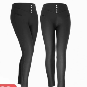 شلوار لگ گندار ترک مشکی و طوسی جذب و راسته-151581