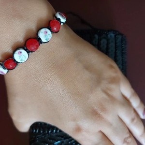 دستبند بافت جید