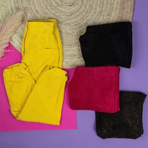 شلوار مخمل کبریتی زنانه