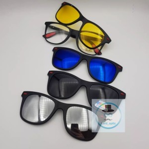 فریم عینک طبی مگنتی به همراه 4 کاور آفتابی رای بن کد 2317-119125