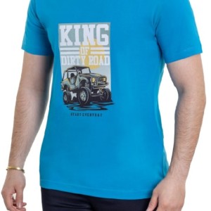 تیشرت نخی مردانه یقه گرد کد T0265