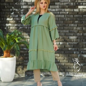 مانتو زنانه کرپ مدل مانتو مدل ویوان