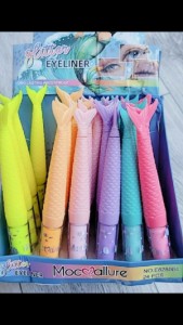 خط چشم نئونی فانتزی رنگی طرح ماهی-151110