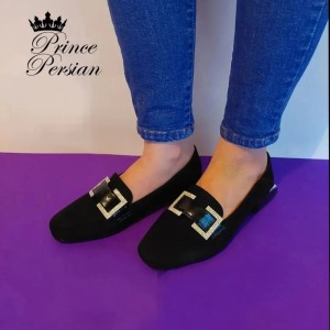 کفش زنانه چرم اشبالت نگیندار وارداتی از ترکیه