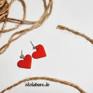 گوشواره فانتزی بیخ گوشی طرح قلب