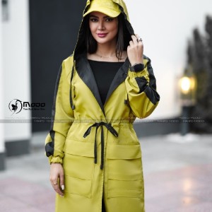 بارانی دو رو کلاه دار