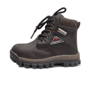 بوت پسرانه مدل فشن اسپرت رنگ قهوه‌ای