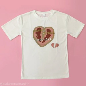 تیشرت و کراپ نخ پنبه وارداتی کیفیت چاپ عا