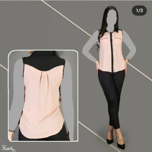 تاپ یقه دار زنانه