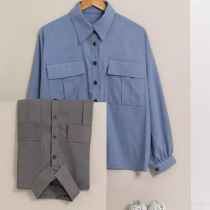 شومیز شانلی زنانه-83700