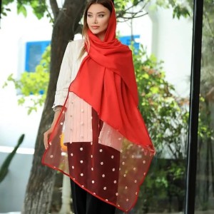 شال اسلپ بابونه دورگان منگوله دار-81061