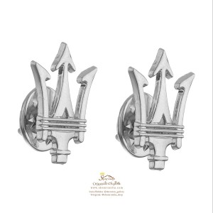 سنجاق سینه مازراتی سیلور مدل BRC235S0