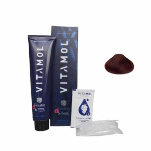 رنگ مو ویتامول (با کلاه و دستکش) شماره 5.4 رنگ قهوه ای مسی روشن