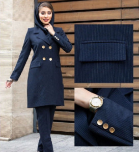 مانتو اداری زنانه جنس پرشین