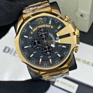 ساعت مردانه دیزل شاخدار رزگلد طلایی