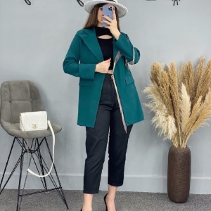 مانتو کتی زنانه کرپ سین مزون مدل ستایش