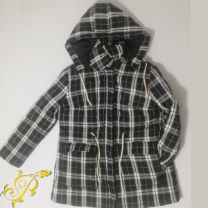 کاپشن چهارخانه پشم شیشه دار