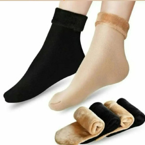 جوراب دو ربع داخل خز وارداتی-124219