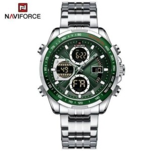 ساعتمچی مردانه نیویفورس بند استیل دو زمانه-135727