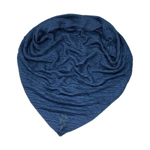 روسری ساده پلیسه قواره بزرگ منگوله دار کد RP00003