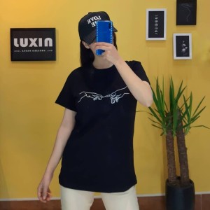 تیشرت لانگ طرح دست آفرینش