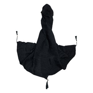 شال مشکی پلیسه کد SHMm0007-91067