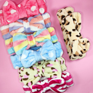 هدبند حوله ای مدل پاپیونی-134899