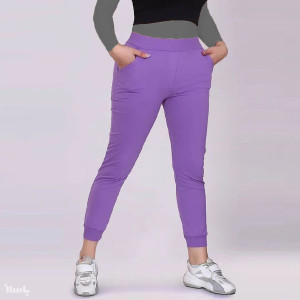 شلوار اسلش رنگی جنس نخ پنبه دورس[2]