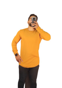 تیشرت پنبه دورو یقه گرد