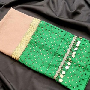 شال و روسری دستک کار شده هندی نخی قواره 80*200-103606