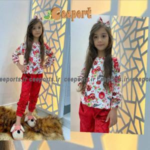 ست یلدایی مخمل دخترانه+تل