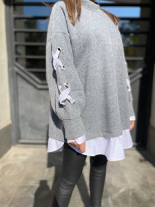 تونیک زنانه پلار جلو بسته