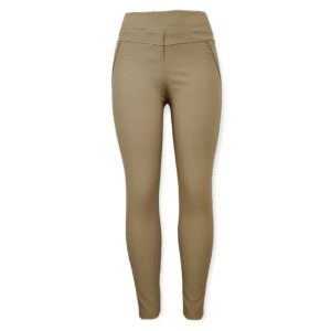 شلوار زنانه دمپا جذب بنگال رنگ شتری قد 100 فاق 27