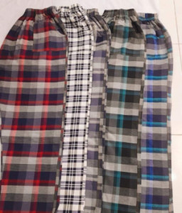 شلوار نخی شسته